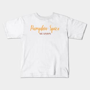 Pumpkin Spice Season Kids T-Shirt